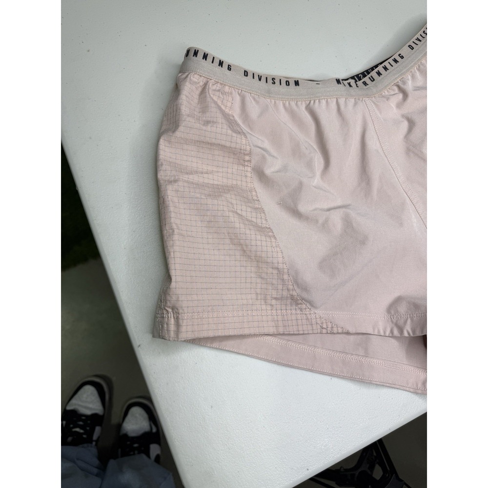 Nike Running Divison Women's Pink Activewear Drawstring Elastic Shorts Size M - Picture 6 of 13
